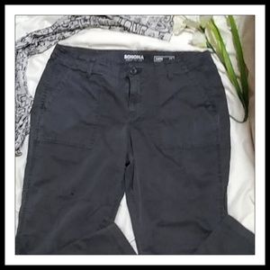 Sonoma  gray Crop /Capri pants